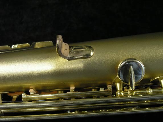 Buescher Matte Gold Plate True Tone Soprano - 218309 - Photo # 15