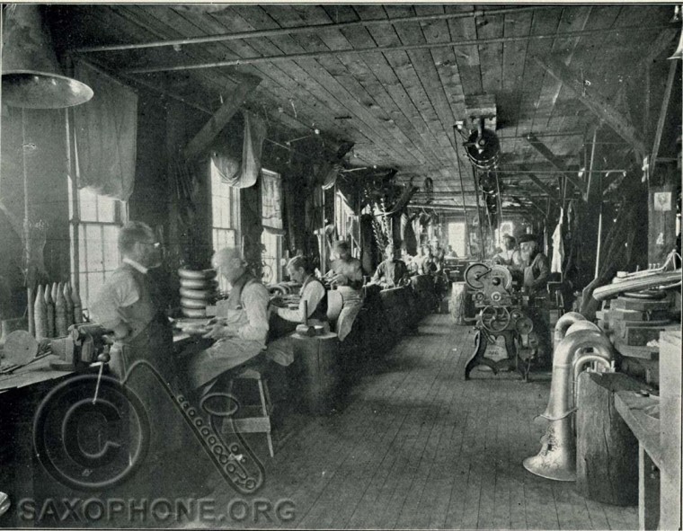 C.G. Conn Factory Circa 1900
