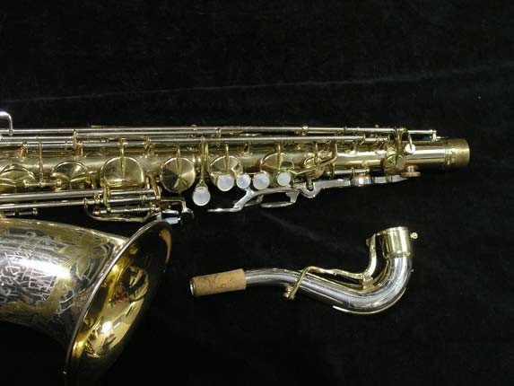King Silver-Sonic Gold Inlay Super 20 Tenor - 372421 - Photo # 3