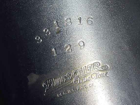 Buescher Silver Plate Aristocrat "Big B" Baritone - 331816 - Photo # 14