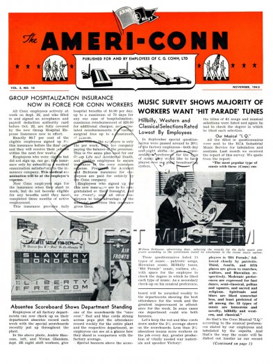 The Ameri-Conn Vol 2, No. 10 November, 1943 