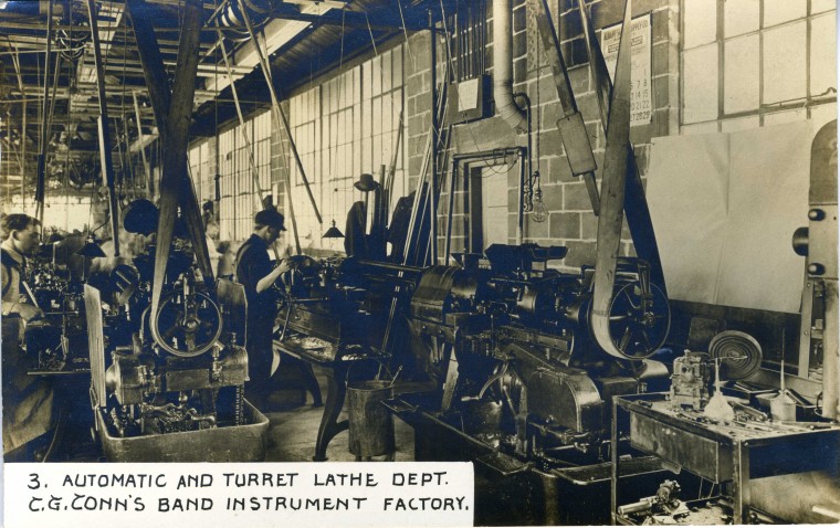 C.G. Conn's Band Instrument Factory-Automatic and Turret Lathe Dept