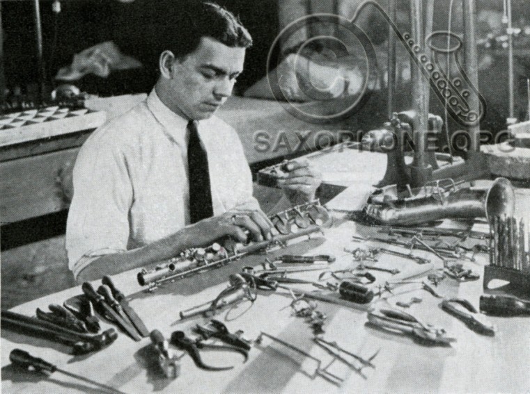 H.N. White King factory-1934-Saxophone Assembly Department